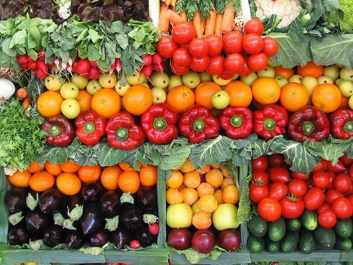 Kết quả hình ảnh cho Các loại trái cây và rau nhiều màu sắc