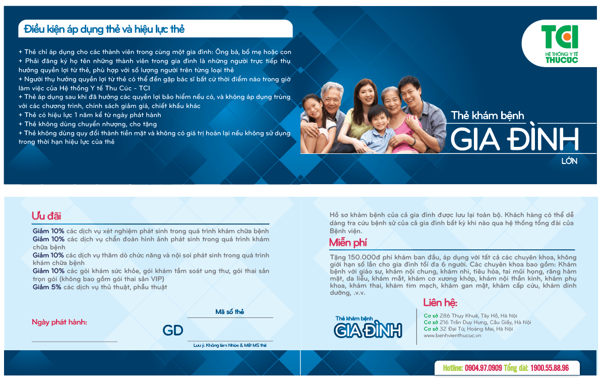 Thẻ khám bệnh gia đình &#8211; lựa chọn tối ưu cho gia đình Việt