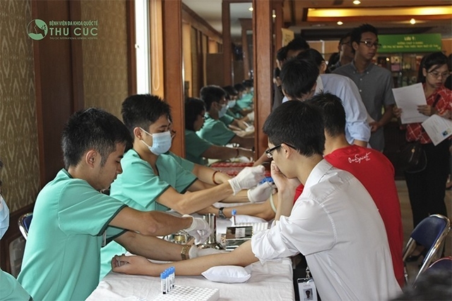 Khám sức khỏe công ty Lotte tại Thu Cúc TCI