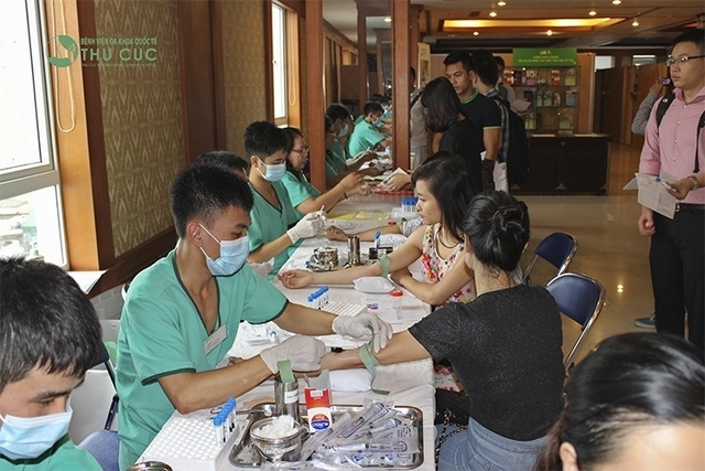 Khám sức khỏe công ty Lotte tại Thu Cúc TCI
