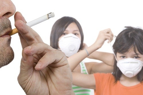 Khói thuốc lá trong môi trường sống có thể ảnh hưởng tới tim và mạch máu. 