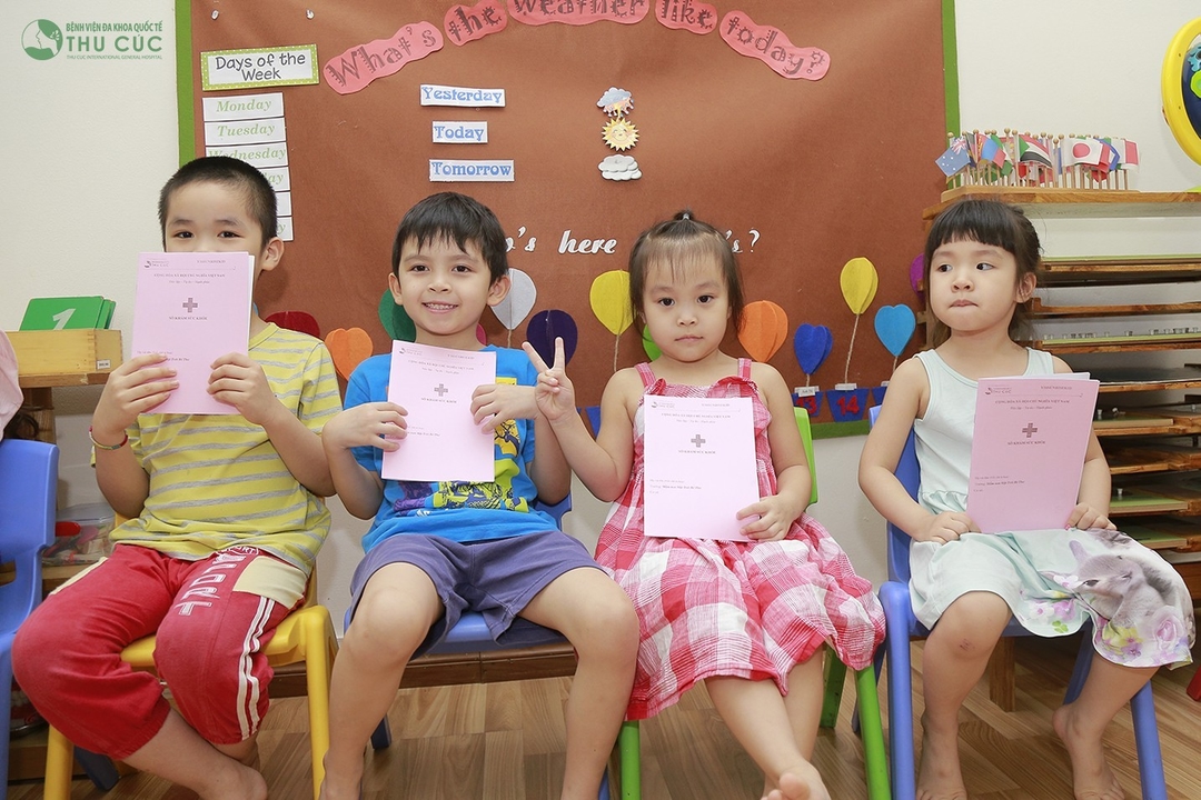 Ngày hội sức khỏe của bé gia đình yêu thương