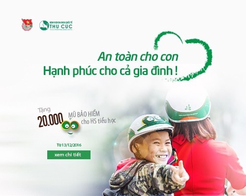BV Thu Cúc tặng 20.000 mũ bảo hiểm cho học sinh tiểu học
