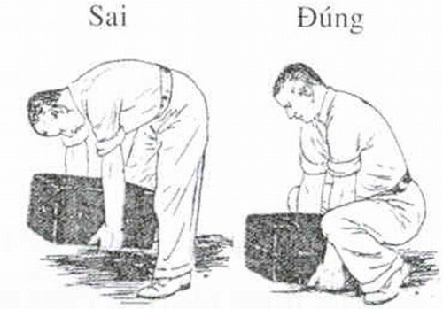 Mang vác đúng tư thế
