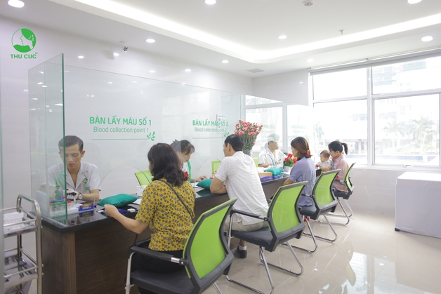 quy trình xét nghiệm tại Thu Cúc