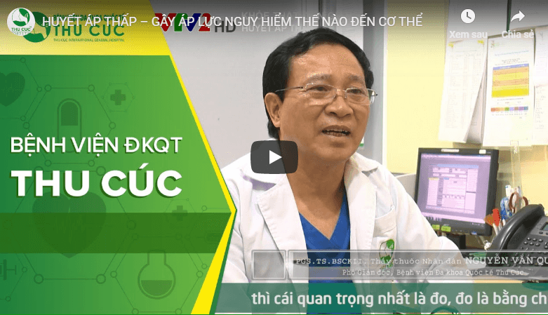 VTV2: Huyết áp thấp &#8211; gây áp lực nguy hiểm thế nào