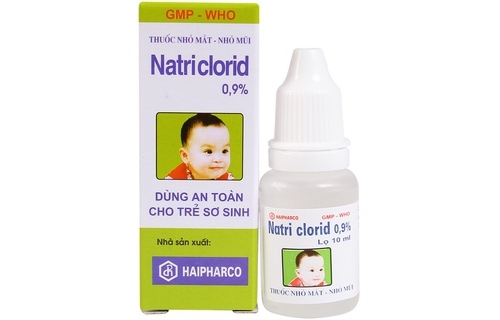 nước muối sinh lý nhỏ mắt 
