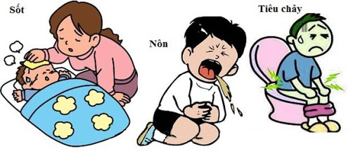 biểu hiện của tiêu chảy cấp ở trẻ