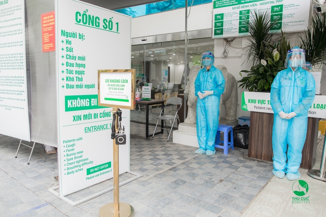 Bệnh viện Thu Cúc phòng chống dịch bệnh COVID-19