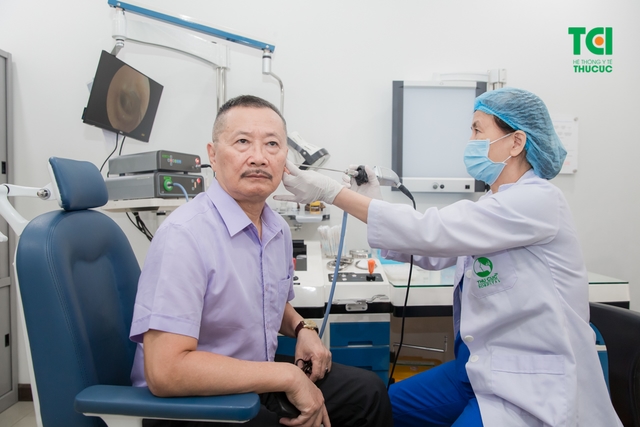NSƯT Trần Đức khám sức khỏe tại Hệ thống Y tế Thu Cúc