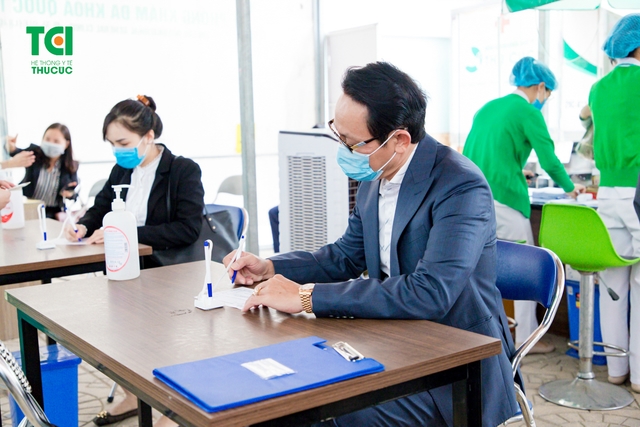 NSUT Hoàng Hải trải nghiệm thăm khám tại TCI
