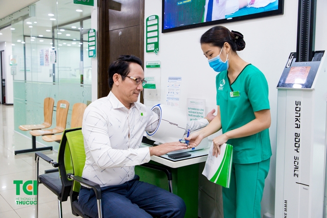 NSUT Hoàng Hải trải nghiệm thăm khám tại TCI