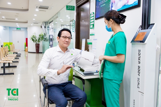 NSUT Hoàng Hải trải nghiệm thăm khám tại TCI