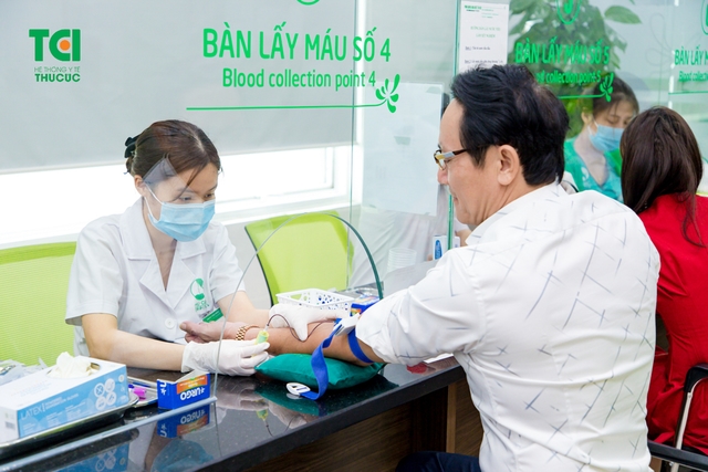 NSUT Hoàng Hải trải nghiệm thăm khám tại TCI