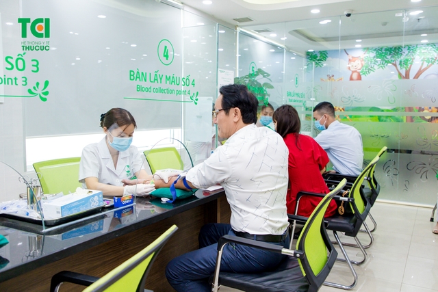 NSUT Hoàng Hải trải nghiệm thăm khám tại TCI