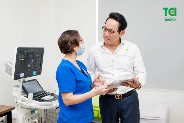 NSUT Hoàng Hải trải nghiệm thăm khám tại TCI