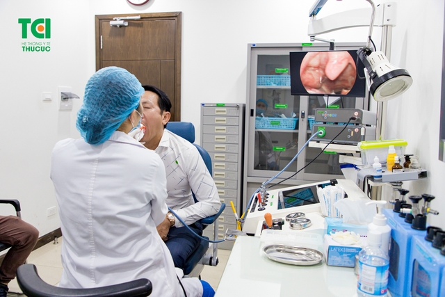 NSUT Hoàng Hải trải nghiệm thăm khám tại TCI