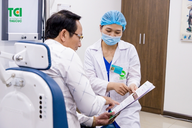 NSUT Hoàng Hải trải nghiệm thăm khám tại TCI