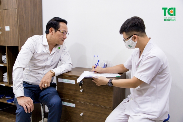 NSUT Hoàng Hải trải nghiệm thăm khám tại TCI