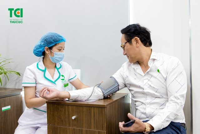 NSUT Hoàng Hải trải nghiệm thăm khám tại TCI