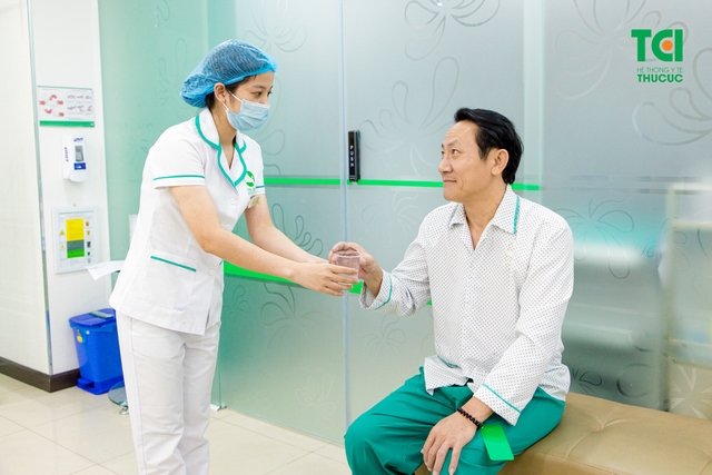 NSUT Hoàng Hải trải nghiệm thăm khám tại TCI