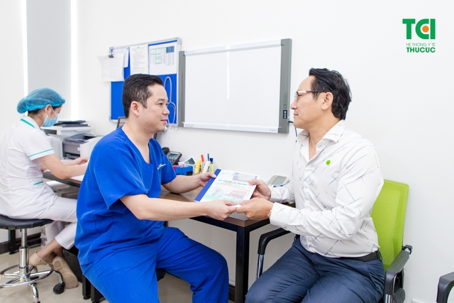 NSUT Hoàng Hải trải nghiệm thăm khám tại TCI