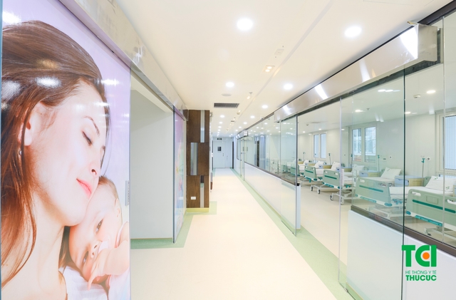 Không gian khoa sản tại Bệnh viện Thu Cúc