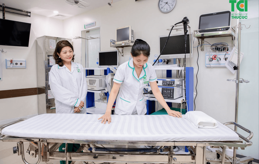 Khám phá quy trình 6 bước nội soi tiêu hóa Siêu sạch &#8211; Không đau tại Hệ thống Y tế Thu Cúc TCI
