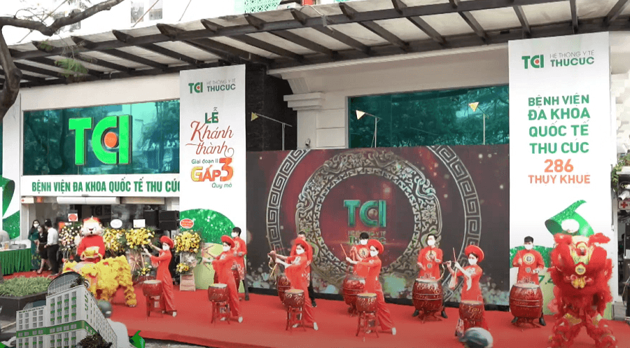 Tưng bừng đại lễ Khánh thành Bệnh viện ĐKQT Thu Cúc giai đoạn II
