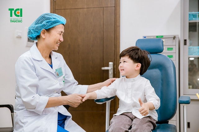 Khám sức khỏe định kỳ cho trẻ tại Hệ thống Y tế Thu Cúc TCI