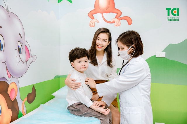 Khám sức khỏe định kỳ cho trẻ tại Hệ thống Y tế Thu Cúc TCI