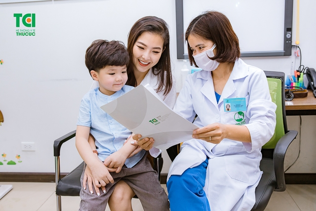 Khám sức khỏe định kỳ cho trẻ tại Hệ thống Y tế Thu Cúc TCI