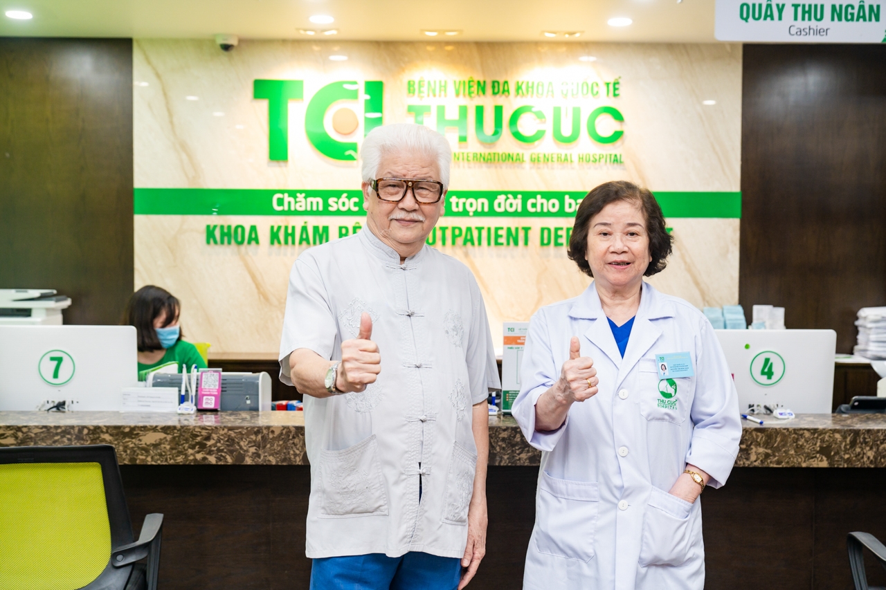 &#8220;Chủ tịch Cao Dược&#8221; NSƯT ĐỨC TRUNG  thăm khám tại Bệnh viện ĐKQT Thu Cúc