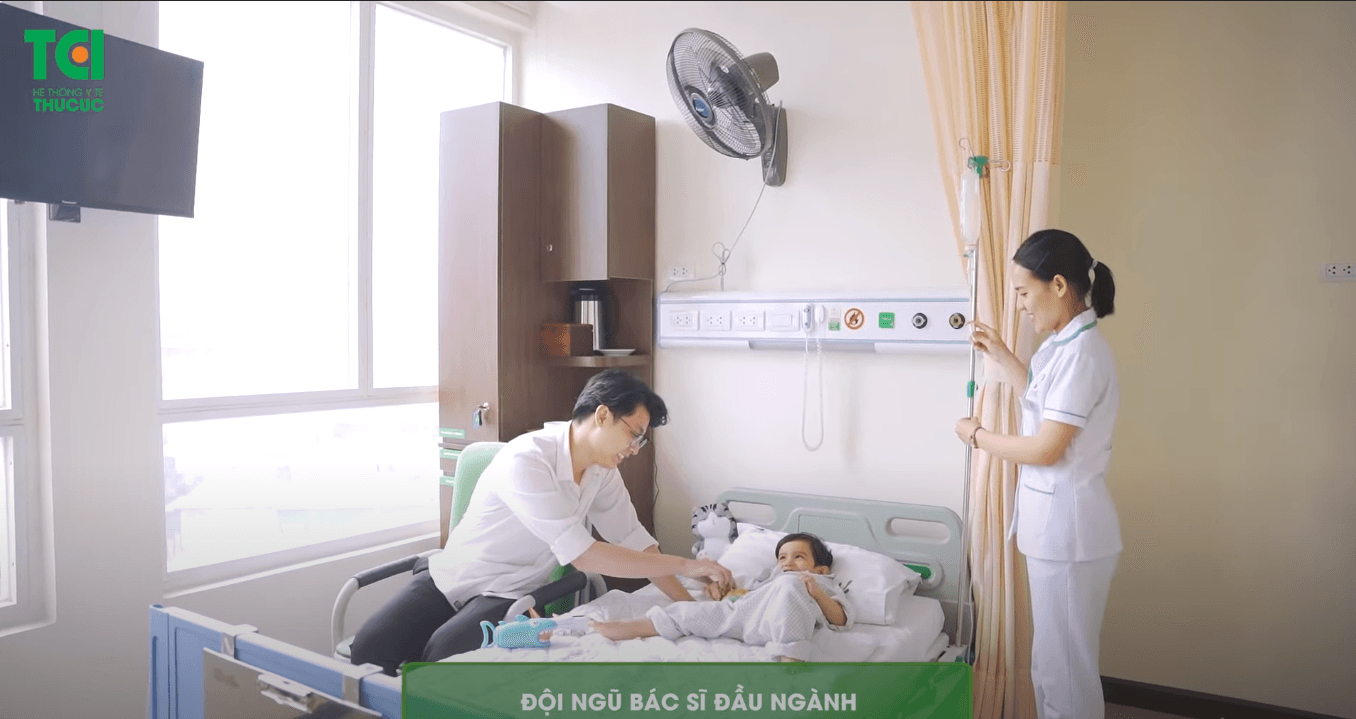 Khoa Nhi &#8211; Hệ thống Y tế Thu Cúc là địa chỉ khám Nhi tin cậy của hàng ngàn ông bố, bà mẹ