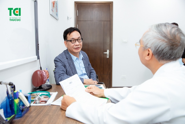 NSƯT Đức Khuê khám sức khỏe tổng quát tại Thu Cúc TCI