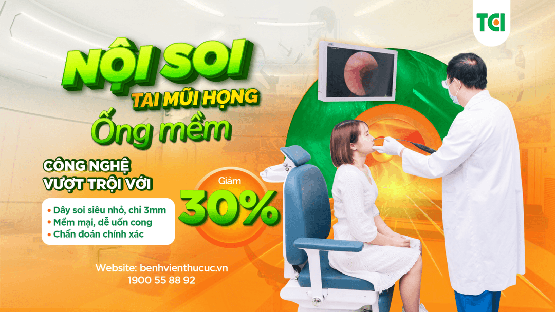TCI ưu đãi dịch vụ tai mũi họng
