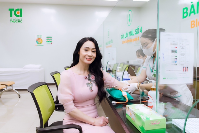 Diễn viên Quách Thu Phương trải nghiệm khám sức khỏe tại Thu Cúc TCI