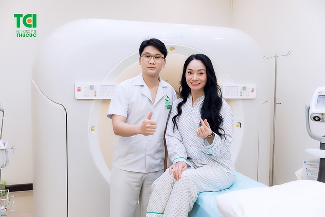 Diễn viên Quách Thu Phương trải nghiệm khám sức khỏe tại Thu Cúc TCI