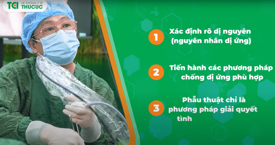 Xử lý viêm mũi dị ứng &#8211; Mở xoang hàm &amp; Chỉnh hình cuốn mũi