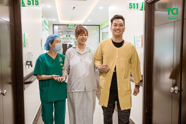 Chúc mừng gia đình diễn viên Anh Tuấn và vợ Lâm Diễm Quỳnh đón bé Xoài nhỏ bình an tại TCI