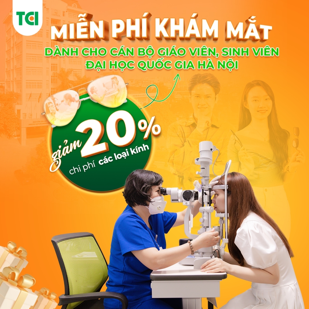 Chương trình &#8220;Mắt sáng học đường&#8221; dành cho cán bộ giáo viên, sinh viên Đại học Quốc gia Hà Nội