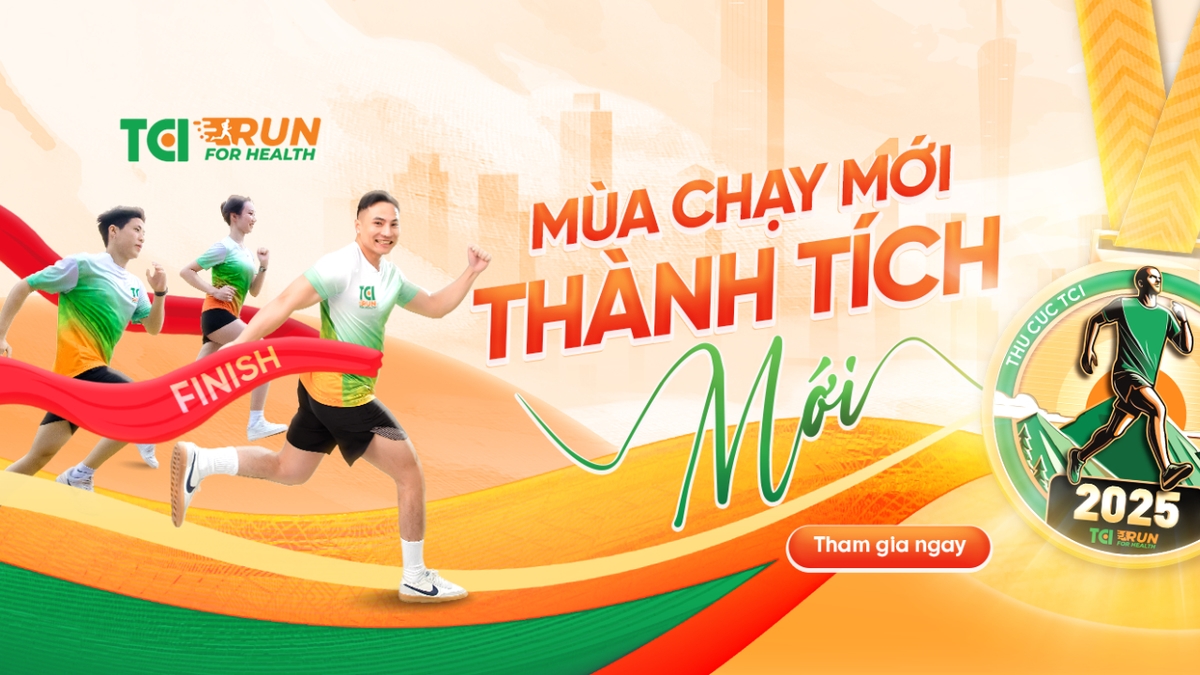 Phát động giải chạy bộ online tháng 3-4/2025 &#8211; TCI Run for Health
