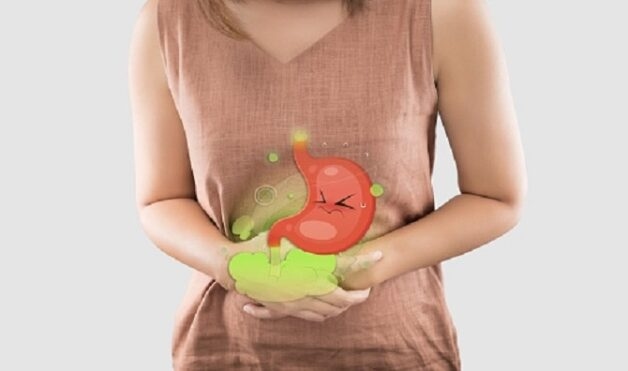 Đau dạ dày bị chướng bụng