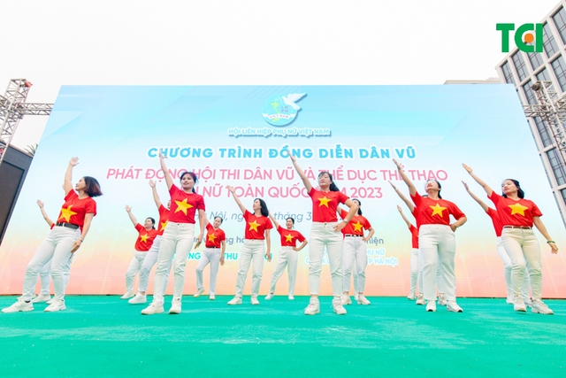 Ảnh Sự kiện Đồng diễn dân vũ &#8211; Phụ nữ Việt Nam giàu sức sống