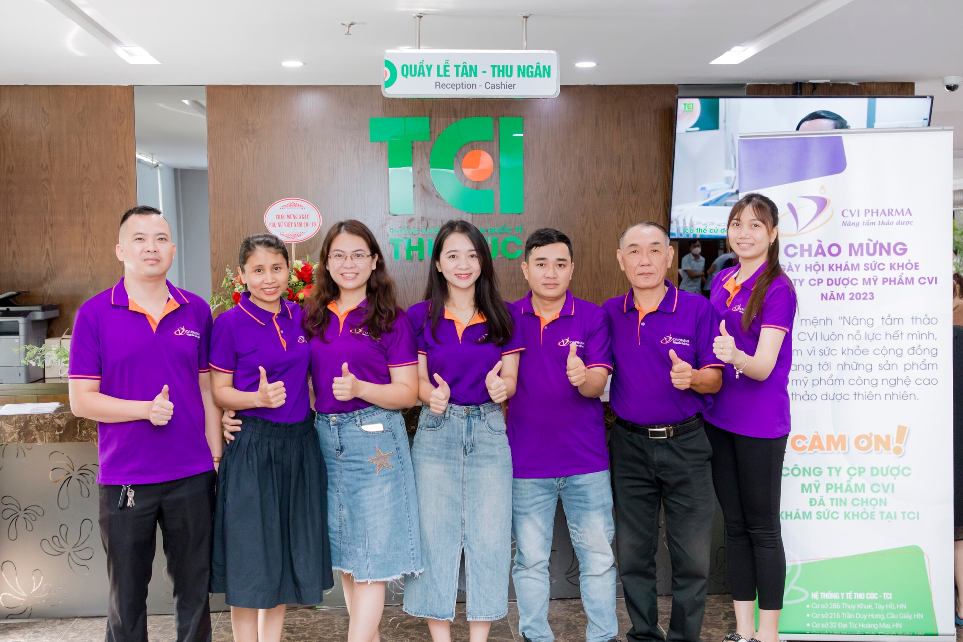 CVI trải nghiệm đặc quyền khám sức khỏe định kỳ doanh nghiệp chỉ có tại TCI