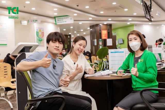 Ảnh Tiktoker triệu follower Đào Nguyễn Ánh trải nghiệm cùng vợ bầu tại TCI