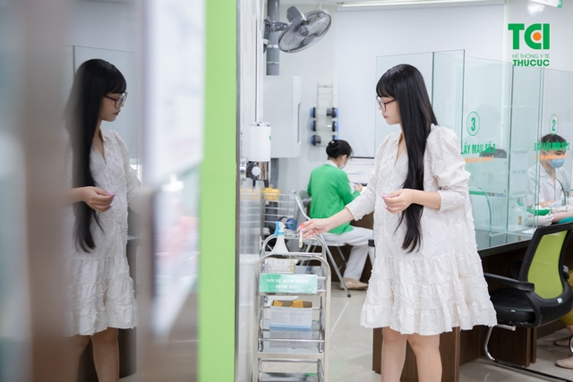 Ảnh KOC Đỗ Thu Thủy sinh thường tại TCI