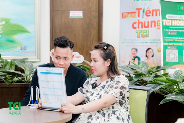 Ảnh Gia đình cầu thủ Lê Thanh Bình khám thai tại TCI
