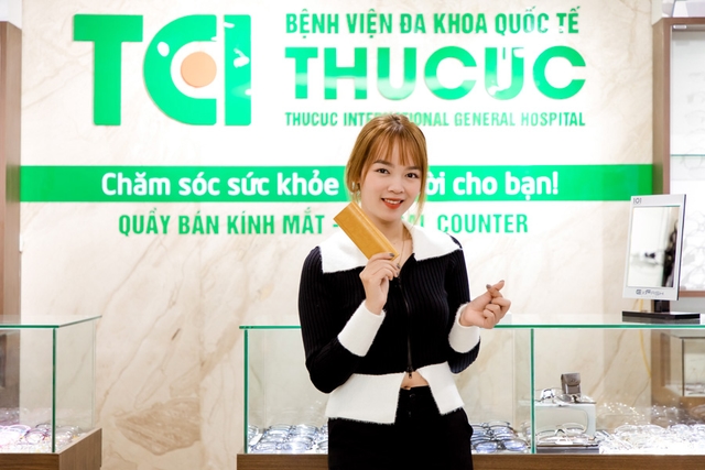Ảnh khách hàng Lê Thị Ngọc Huyền cắt kính tại Thu Cúc TCI