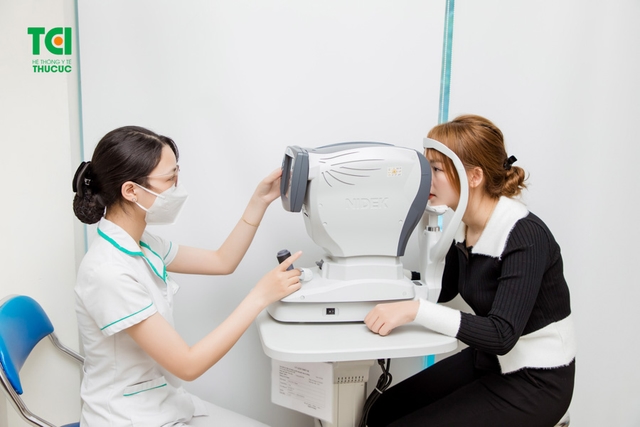 Ảnh khách hàng Lê Thị Ngọc Huyền cắt kính tại Thu Cúc TCI